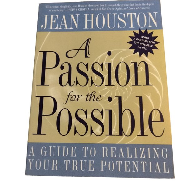 A Passion for the Possible Jean Houston Self Help book Paperback Book - Picture 2 of 4